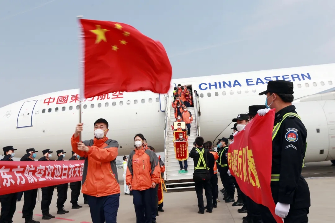 凱旋！西安國際醫(yī)學中心醫(yī)院支援湖北醫(yī)療隊回家